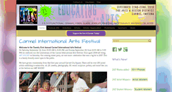 Desktop Screenshot of carmelartsfestival.org
